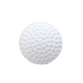 White silicone golf ball style wall bumper protector for door handles and wall safety - White