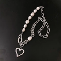 Heart Pearl Necklace