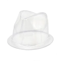Supporto per cappelli in PVC trasparente per Fedora per protezione e modellatura - M (56-58cm) / Supporto Fedora Trasparente (01)