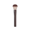 Roségoldener Make-up Pinsel mit weiß-braunem Farbverlauf auf weißem Hintergrund - HG Nr. 1 Runder Puderpinsel