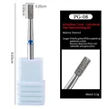 Diamond nail drill bit PG-08 medium grit for cuticle removal and manicures - PG-08 Medium-Flat Cylinder