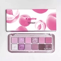 Dettaglio della palette ombretti 12 colori K'APEINE nei toni rosa e viola con scatola - 10# Ciliegia Prugna