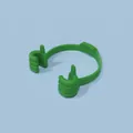 Universal thumb-shaped phone holder in bright green flexible plastic for tablets - Green