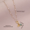 Collana di perle dorata con ciondoli a tartaruga, conchiglia e pesce in acciaio - Stile Conchiglia Pesce e Tartaruga (4#)