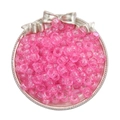 100 Pièces/Paquet (9x6mm) / Rose pailleté
