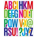 5-Zoll bunte Großbuchstaben und Symbole Aufkleber für Partydekorationen zu Hause - Bunte Buchstaben