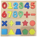 20cm Number & Shape Board