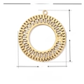 Gold Hollow Chain Round (VG155)