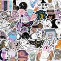 Boho-Hexe-Sticker-Set für Laptop und Koffer mit mystischen Tarot-Motiven - GT147 Böhmische Hexe Stil 2