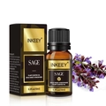 Inkeey 10ml sage plant essential oil in amber glass bottle with premium packaging - Clary Sage