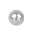 Irridescent lavender pearl ball cake topper with glossy finish for dessert decoration - Iridescent Transparent Style (A13 Iridescent Transparent 5cm)