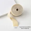 Beige velvet ribbon 3.8cm wide and 6m long for DIY Christmas gift wrapping and bows - 3.8cm*6m / Beige
