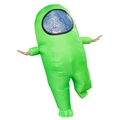 Green Among Us style inflatable costume for Halloween party performance cosplaying - Space Werewolf Green / One Size