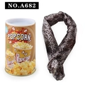 Surprise pop-out spring snake in a fake popcorn can for April Fools pranks - Popcorn Prank Bucket (A682)