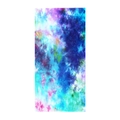 Macro shot of microfiber beach towel fabric showing colorful tie-dye patterns - 14-Macaron Colorful Blend