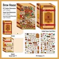 Infeel.Me My Hut Series DIY scene stickers with vintage brewery theme for scrapbooks - Brew House