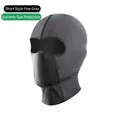 Short ice silk cycling mask in dark grey with breathable mesh and UV protection - Short Style / Gray