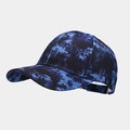 Fashionable tie-dye baseball cap in deep blue and black splash ink pattern for outdoor sun protection - Dark Blue Black Splash Ink Tie-Dye (7#)
