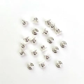 14k gold-filled silver flower bead caps and bell spacers for DIY jewelry making - Silver