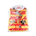 Feuerwehr-Kostümset für Kinder mit Reflexweste, Axt und Spielzeug-Feuerlöscher - Feuerwehrmann 5-teiliges Set (Ohne Hut)