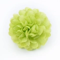 Artificial light green pompon chrysanthemum flower head for DIY wedding crafts - Green
