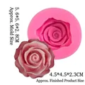 Stampo in silicone rosa a forma di fiore per fondant e decorazione torte fai-da-te - Stile 1