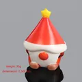 Squishy Santa Claus slow rebound toy in dwarf gnome design 35g version - Christmas Hat