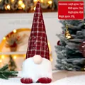 Christmas gnome advent calendar plush doll with numbered red hat and cozy holiday lighting - No Light - Red Calendar (404-A)