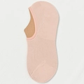 Calcetines invisibles de algodón para mujer rosa claro con diseño de malla transpirable - Talla Única 34-40 / Rosa