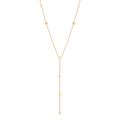 Elegante collana a Y in acciaio al titanio dorato con pendenti a forma di cuore - 4# Cuore / Cuore