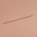 Chaîne d'extension en métal or rose avec maillons ovales pour colliers et bracelets DIY - Or rose