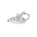 Polished 925 sterling silver lobster clasp with butterfly detail for DIY bracelets - 925 Silver / Butterfly Lobster Clasp