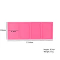 Stampo in silicone rosa con quattro semi di carte da gioco per decorazioni di torte fai-da-te - Rosa