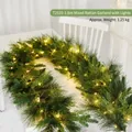 1.8m Mixed Needle Garland With Light