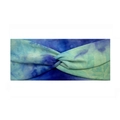 Fascia sportiva tie-dye blu e verde con un elegante design a nodo centrale - 2# (Blu Verde Tie-Dye)