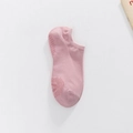 Calze yoga rosa in fibra di bambù con silicone antiscivolo e trama traspirante - Taglia unica / Rosa