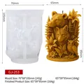 Forest theme bear and wolf silicone mold for DIY candles and handmade soap making - GJ-253