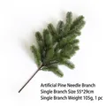 Artificial pine needle branch decoration, 55x29cm faux greenery for Christmas decor - Pine Branch / Dark Green