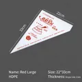 Large thickened disposable pastry bag made of food-grade HDPE material for baking - Bag / L / Red