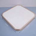 Champagne gold square jewelry display tray with white textured lining for necklaces - 29.5x29.5cm 92-Slot Ring Tray-Beige