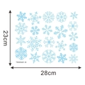Snowflake wall stickers TBW9481-B in blue for Christmas DIY home decor 28x23cm - TBW9481B-Blue Snowflakes (28cmx23cm)