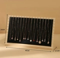 Extra Large Size Black PU Leather (Pine Wood Necklace Board)