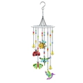 DIY diamond painting wind chime with colorful birds, bees and ladybugs decor - FL123 / Insects & Hummingbird Combination Set