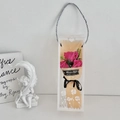 Bouquet di rose di sapone rosa in una scatola regalo trasparente con nastro nero - Garofano Rosa Rosso Con Confezione Regalo