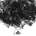 Halloween black spider web confetti 0.98x0.78in for party table decoration - Halloween / 15g