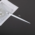 Witte 13 cm kraspen met metalen punt voor precisiewerk op krasmateriaalen en kaarten - Witte Schraaper