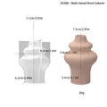 Size specifications for abstract multi-layered cylinder silicone vase epoxy resin mold - Multi-layer Short Column Vase Mold
