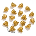 Golden sun pendant charm 8.5x8mm cute ocean series stainless steel jewelry part - Cartoon Avatar / Gold