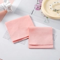 Pink microfiber jewelry pouches with flap design in two sizes for storage and organization - 7x7cm / Pink