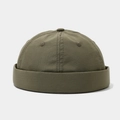 Detail of olive green ripstop miki hat showing durable crosshatch fabric texture - Adjustable / Army Green